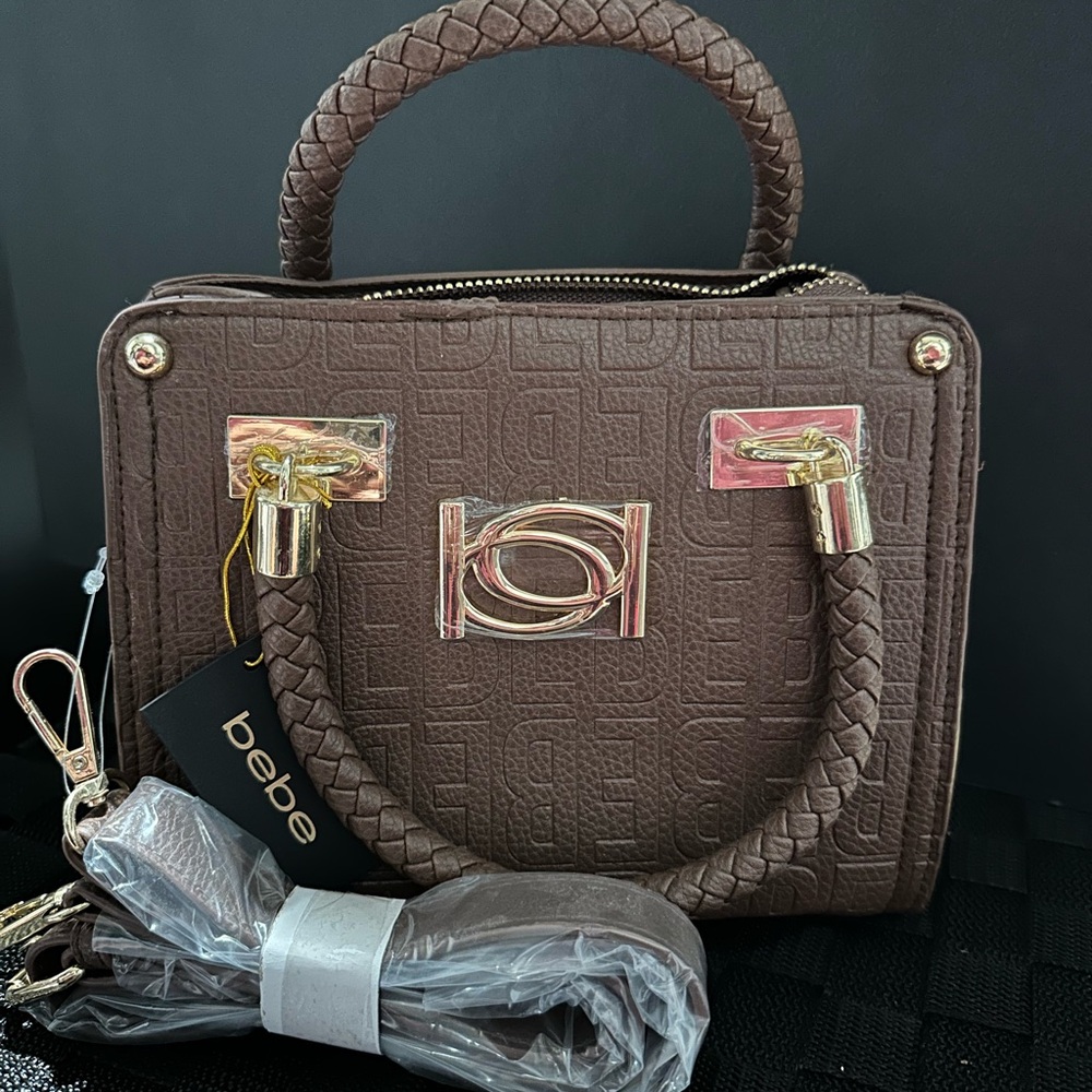 Bebe Brown Handbag